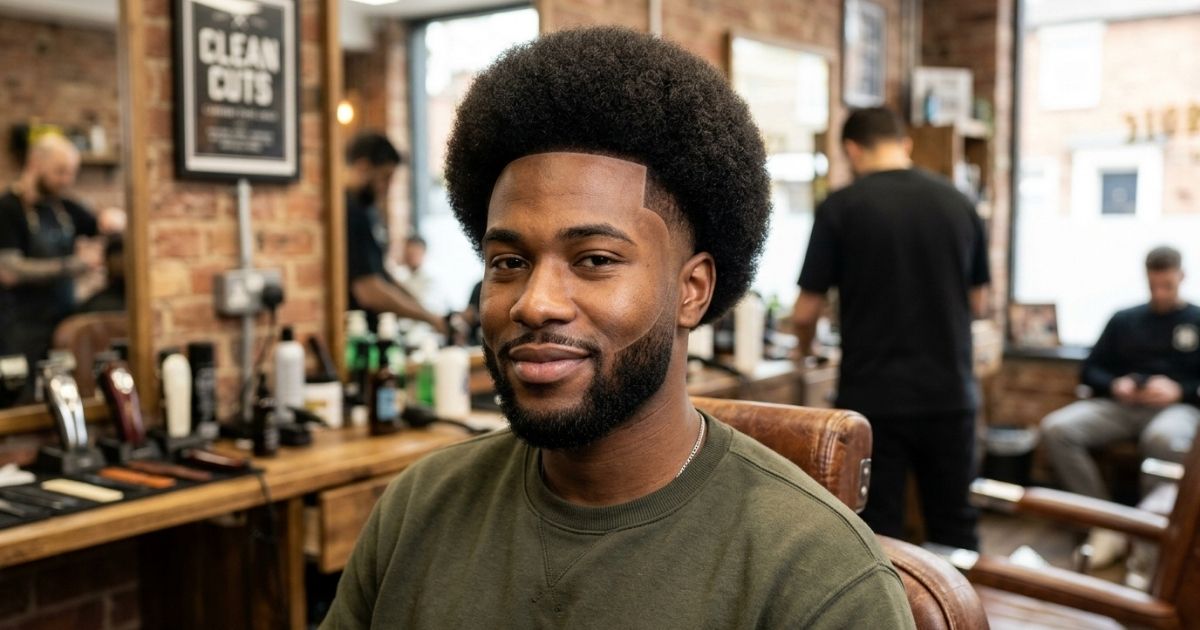 Afro with Line Up