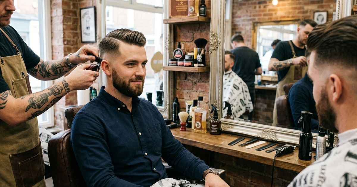 Bald Fade Comb Over