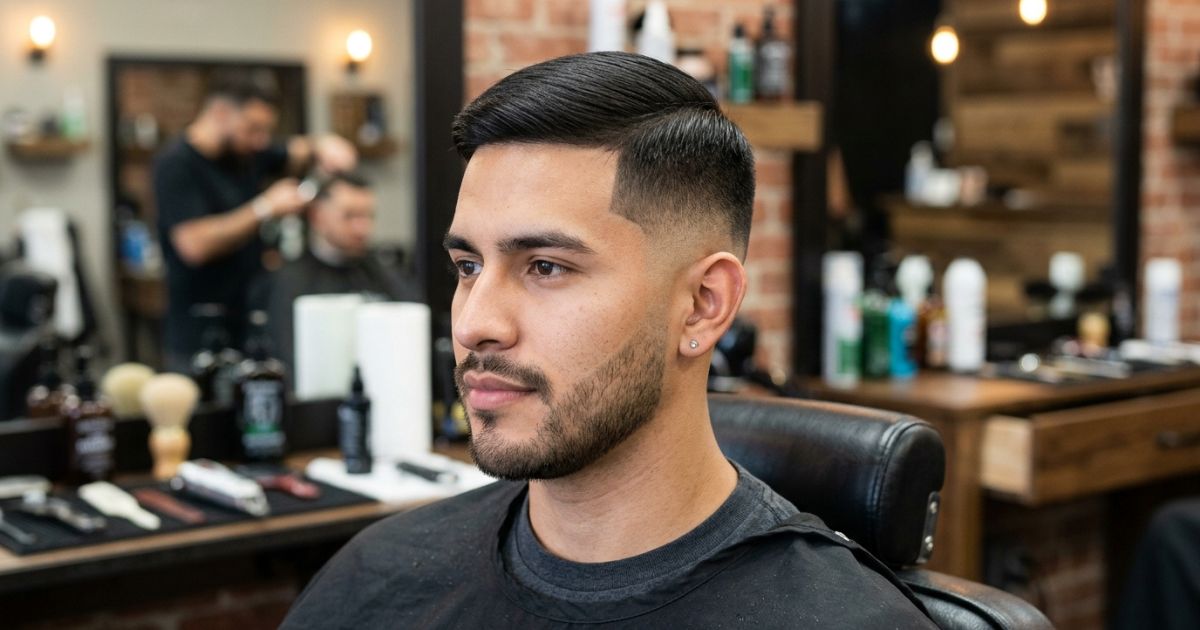 Bald Fade for Straight Hair