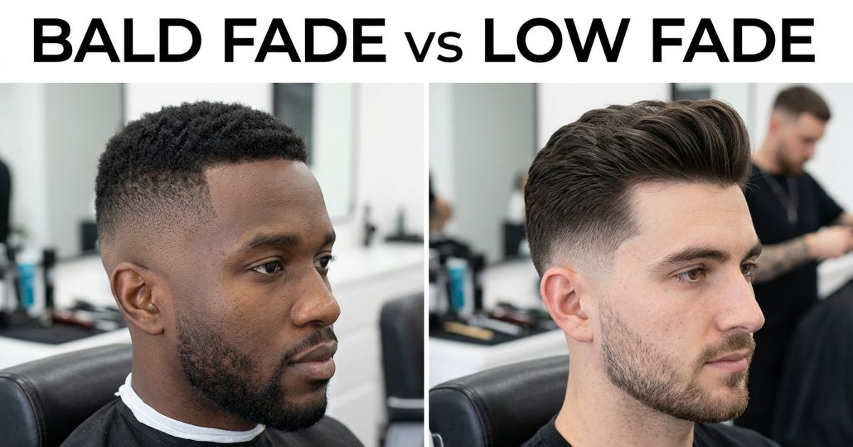 Bald Fade vs Low Fade