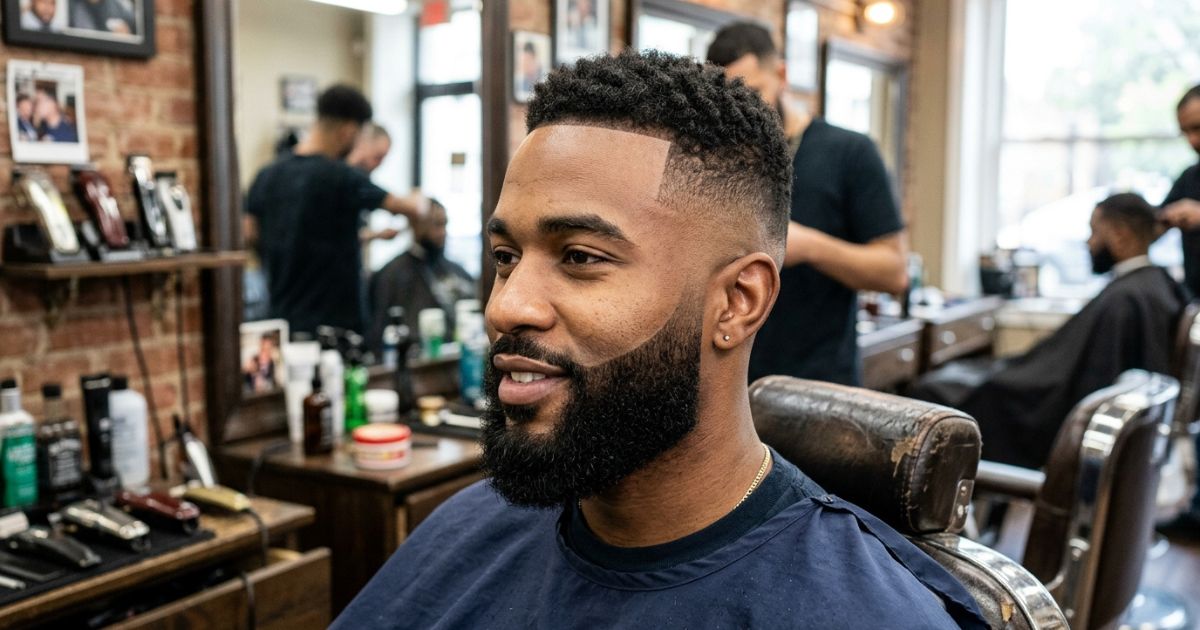 Bald Fade with Beard