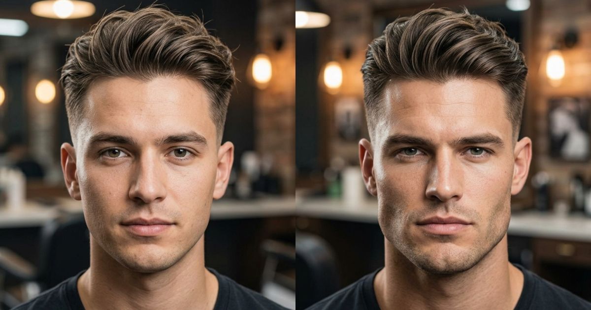 Best Face Shapes for a Long Hair Taper Fade