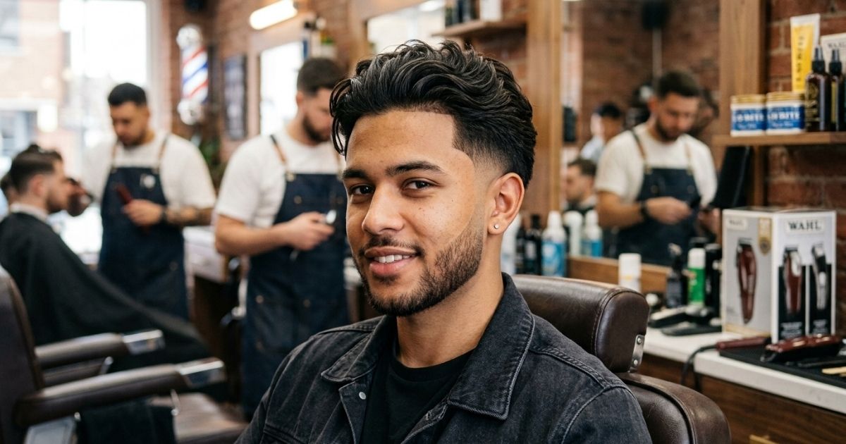 Burst Fade Medium Hair