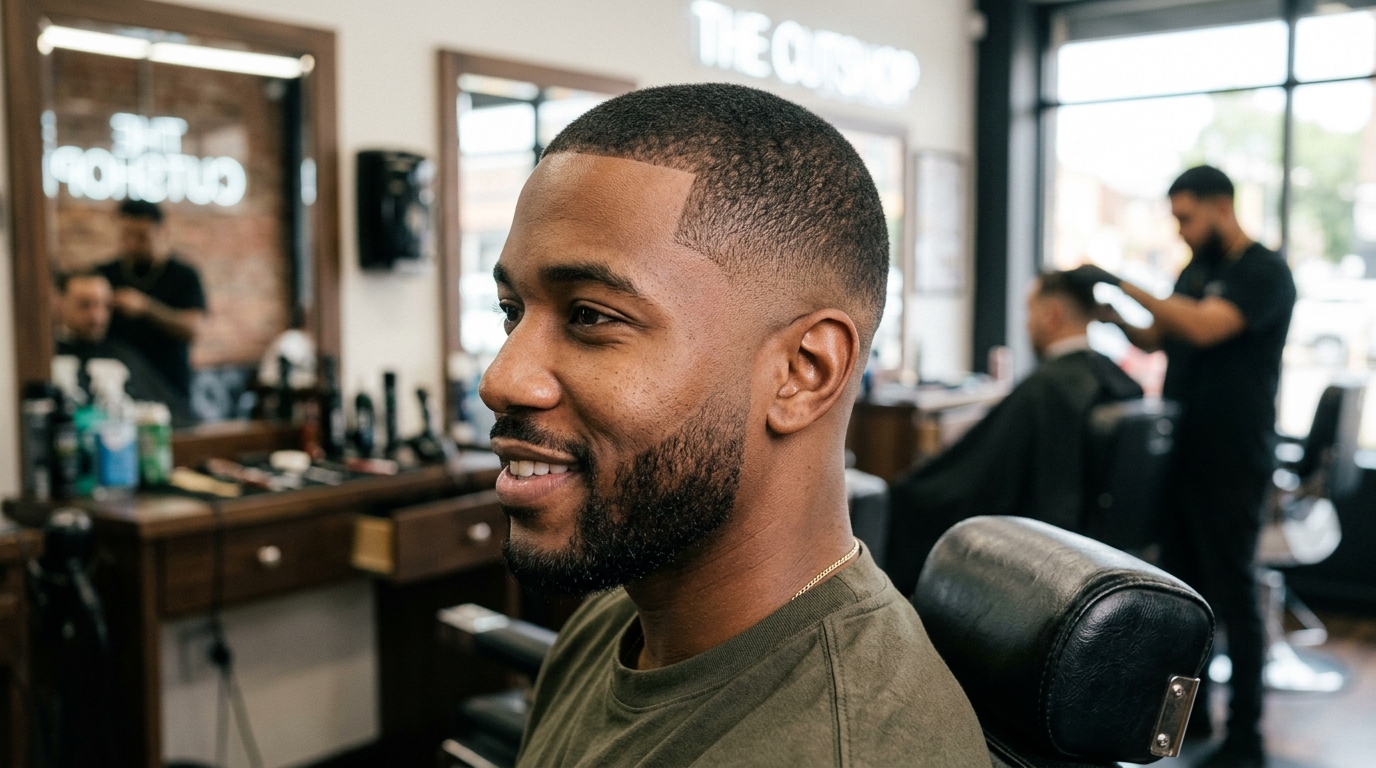 Buzz Cut with Low Taper