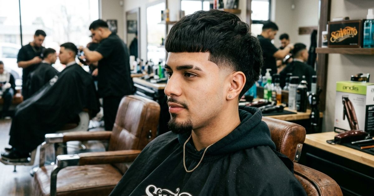 Drop Taper Fade + Edgar Cut