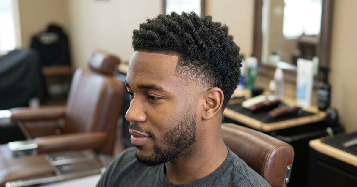 Drop Taper Fade For Black Men