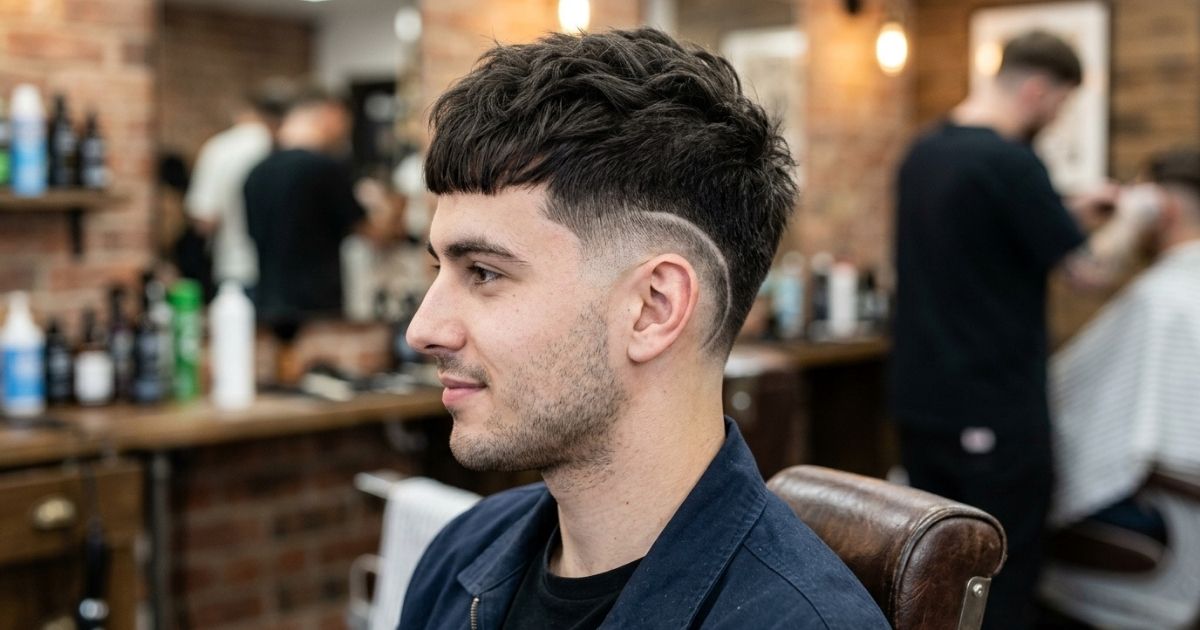 French Crop Taper Burst Fade