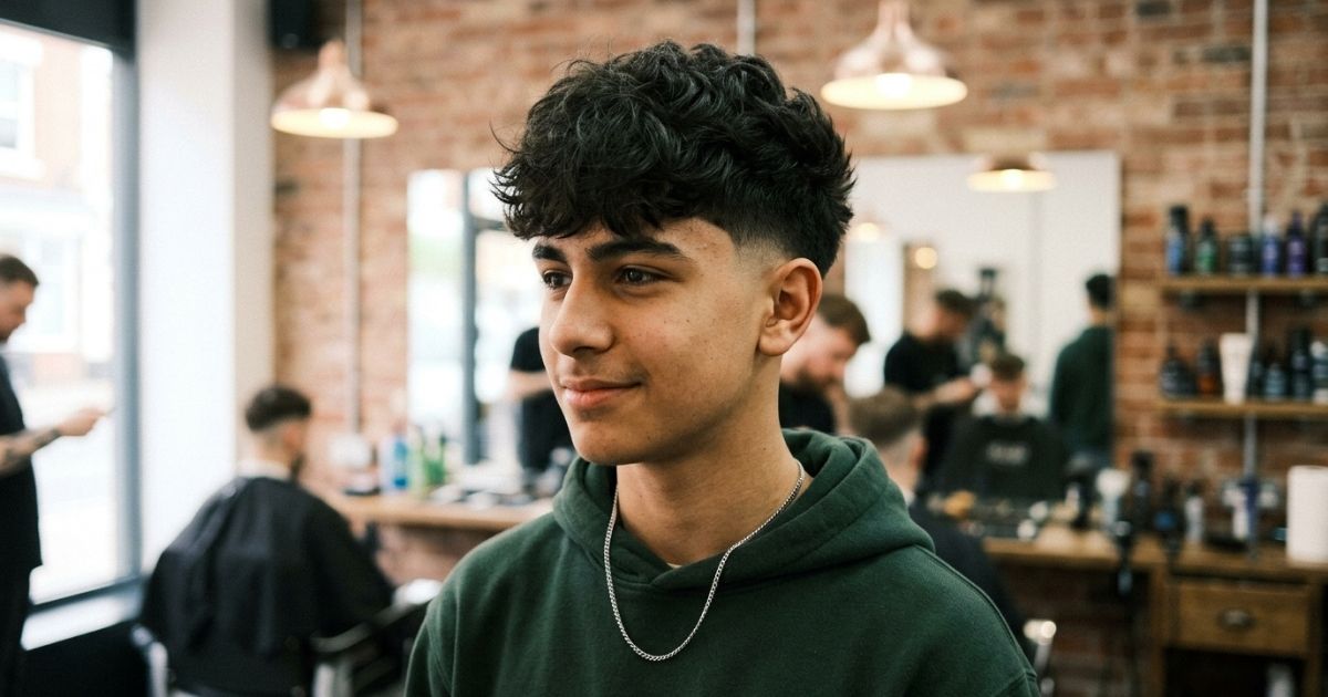 High Taper Fade Teen Style
