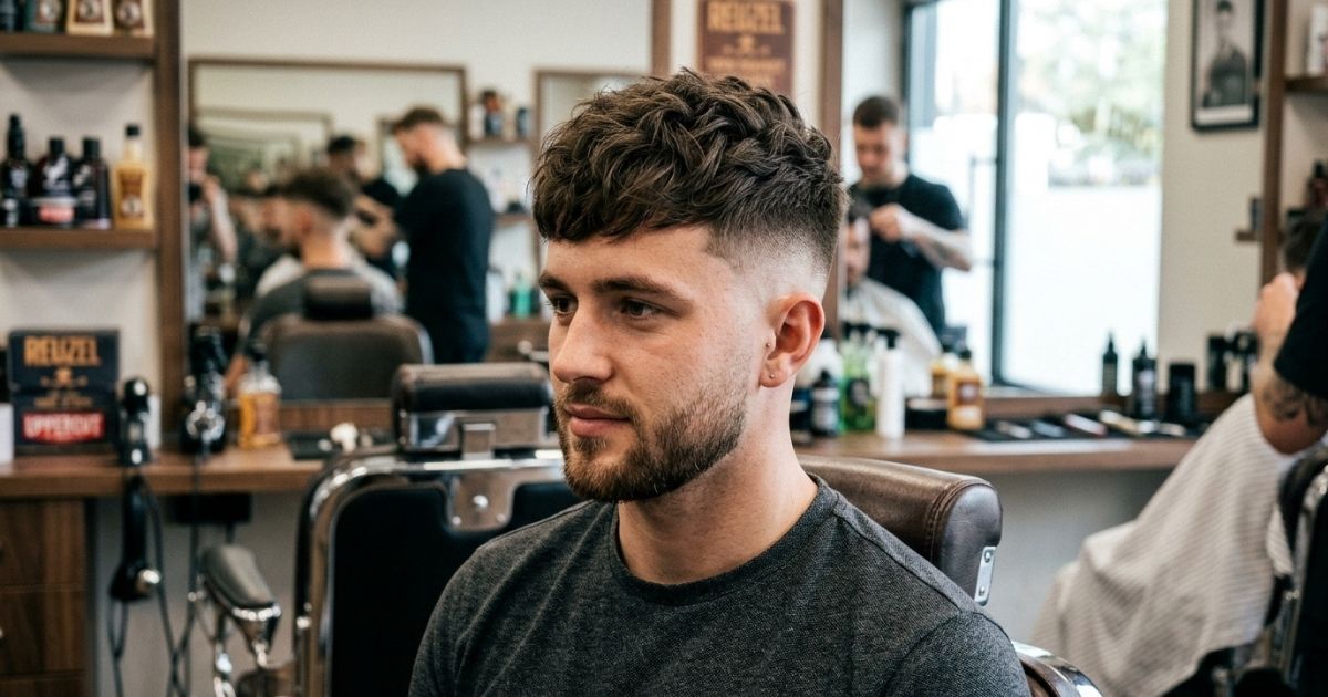High Taper Fade Textured Crop