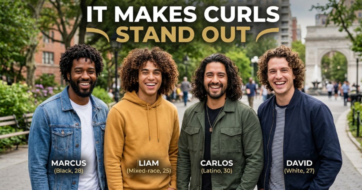 It Makes Curls Stand Out
