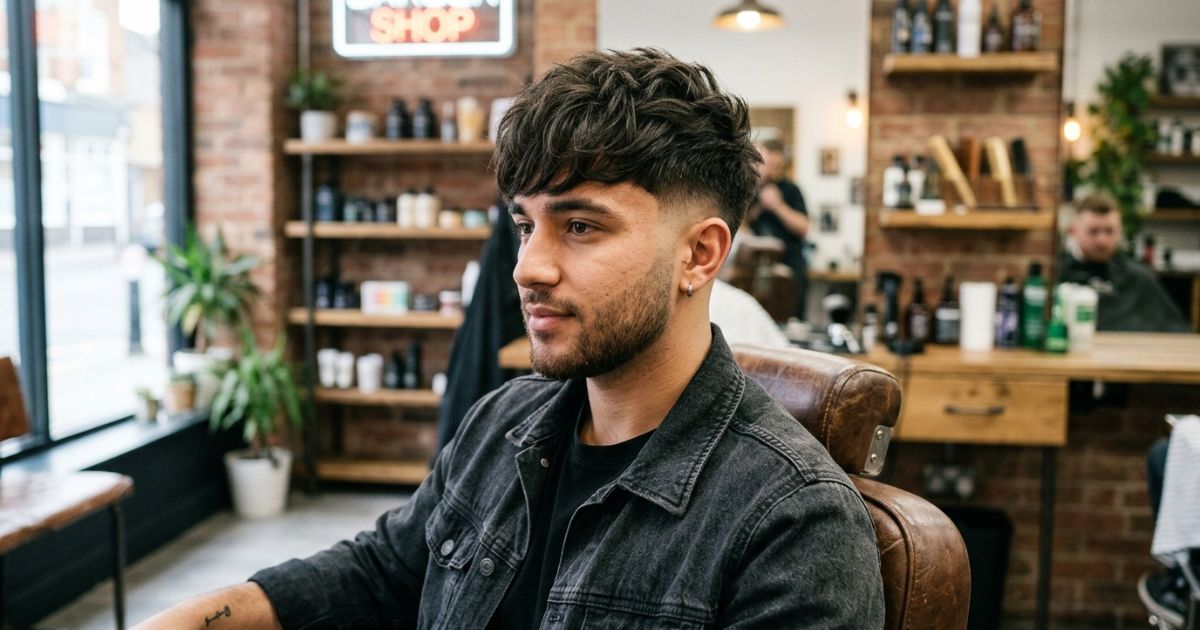 Layered Textured Fringe Mid Taper
