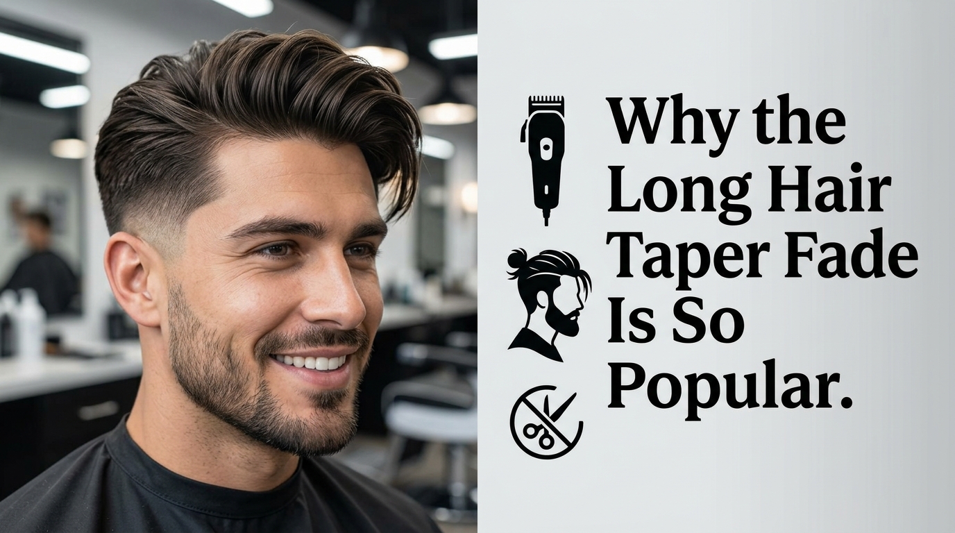 Why the Long Hair Taper Fade Is So Popular