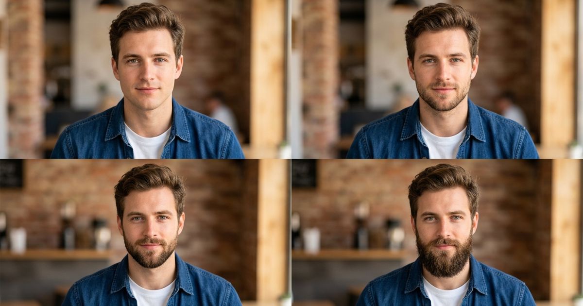 Looks Good With Different Beard Lengths