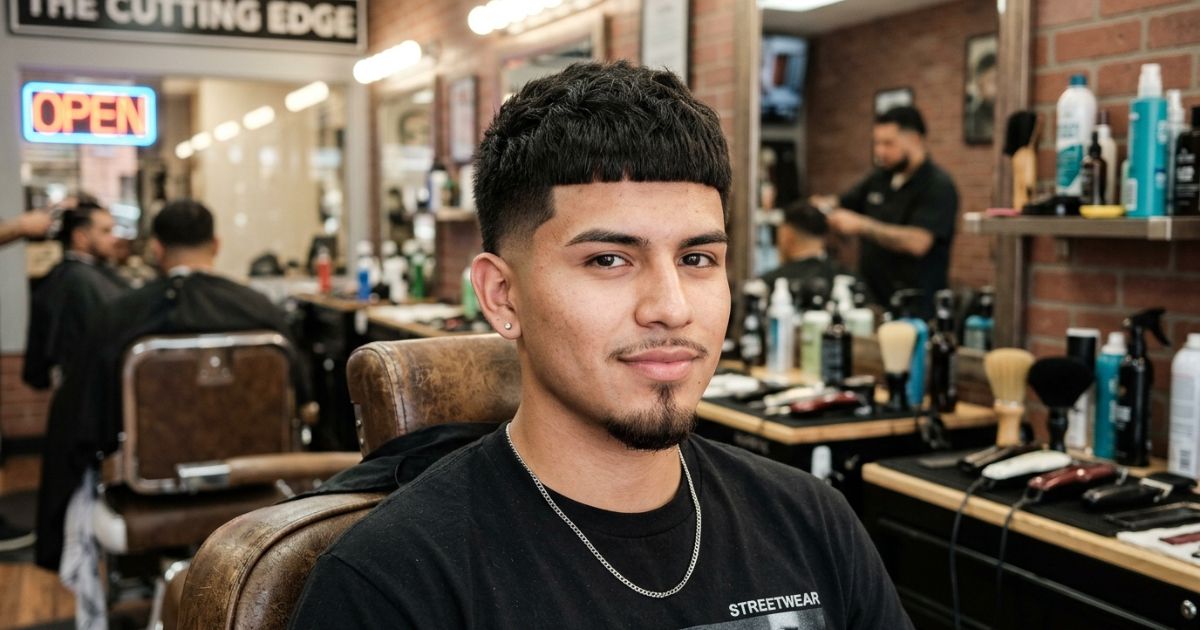 Low Taper Fade with Edgar Haircut