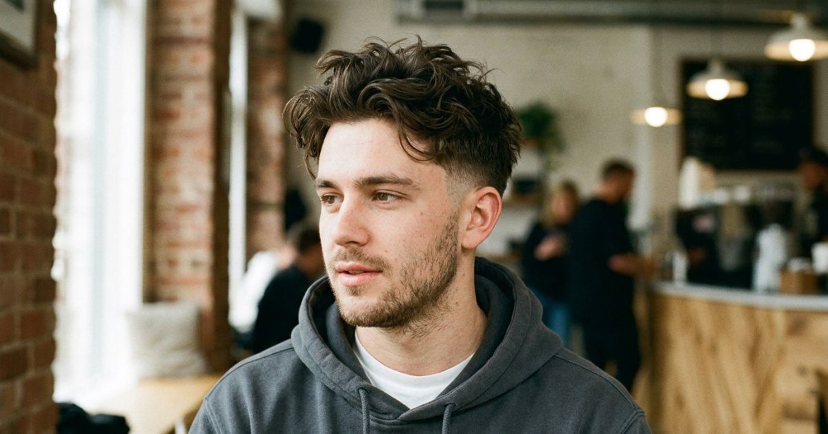 Low Taper Fade with Messy Hair