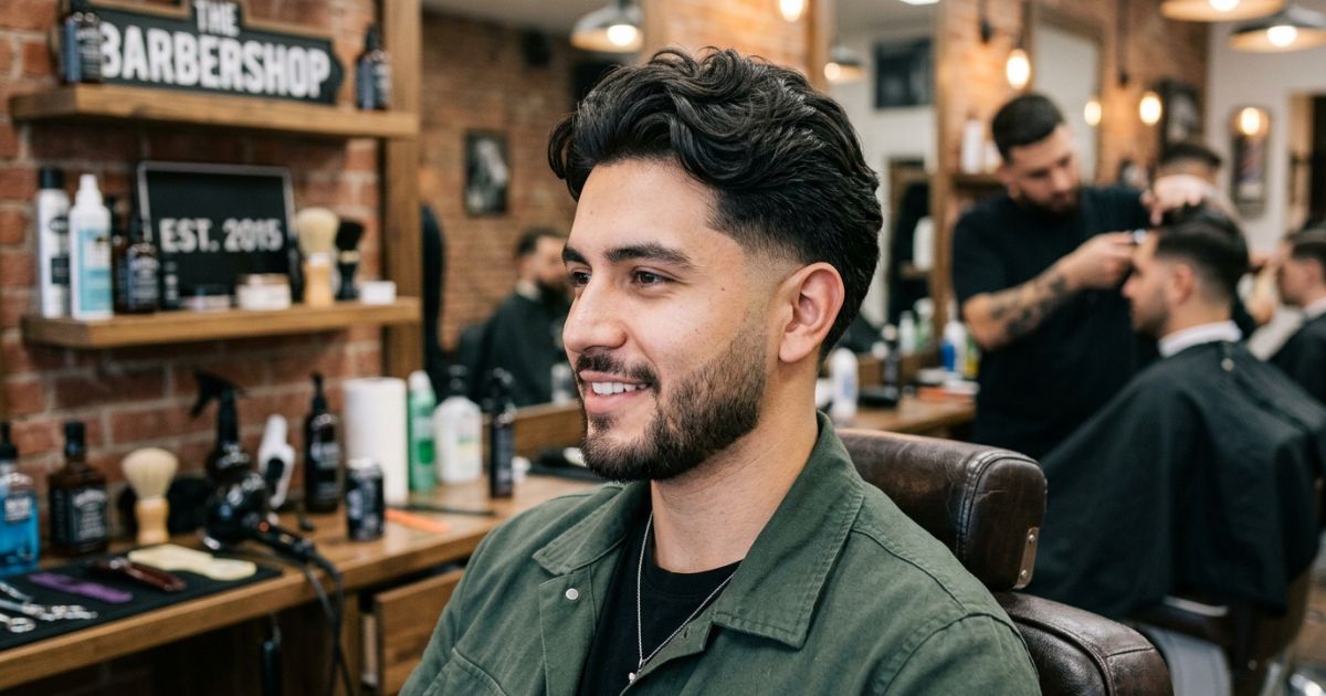 Medium Long Hair Taper Fade