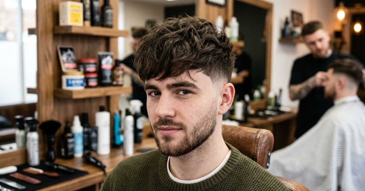 Messy Textured Fringe Mid Taper