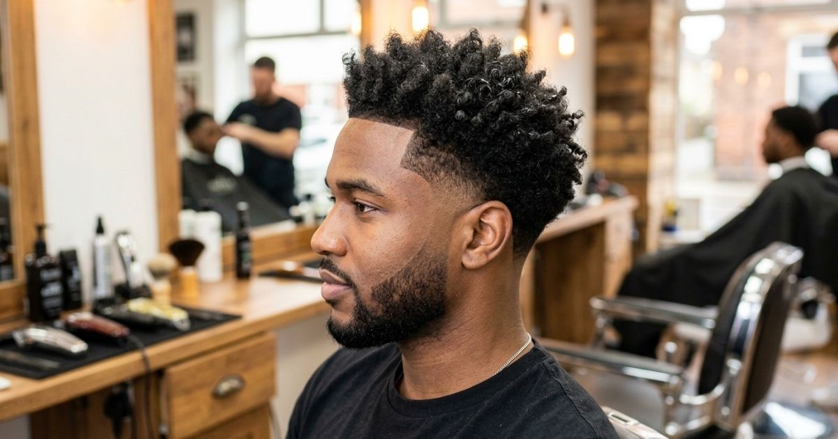 Mid Taper Burst Fade