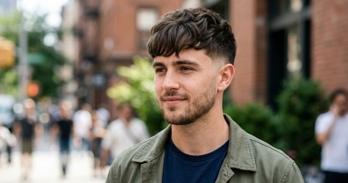 Mid Taper Fade Fringe