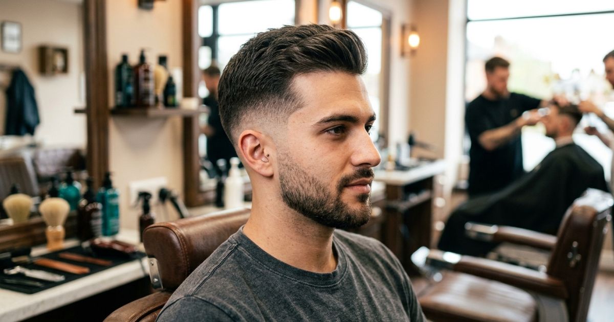 Mid Taper Fade Short Hair