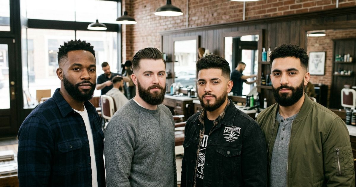 Mid Taper Fade With Beard