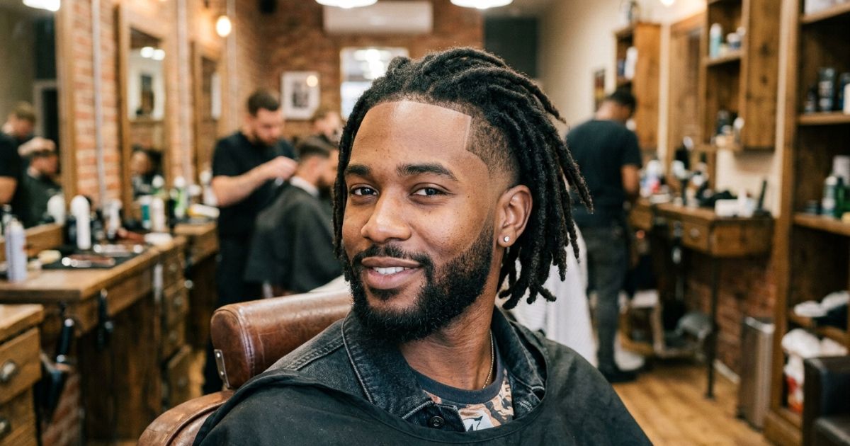 Mid Taper Fade With Dreadlocks (Locs)