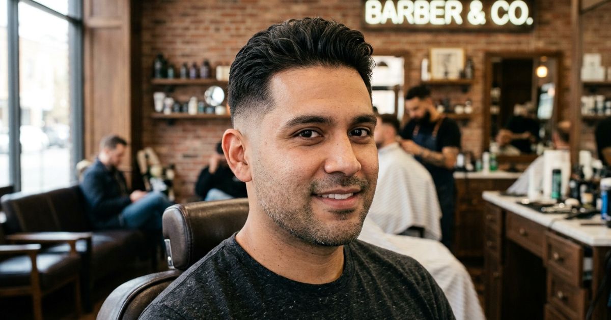 Mid Taper Fade with Stubble