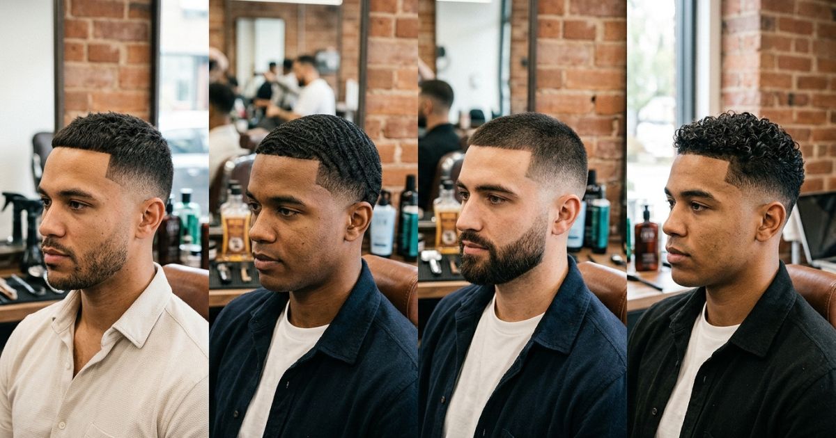Short Hair Mid Taper Fade Styles