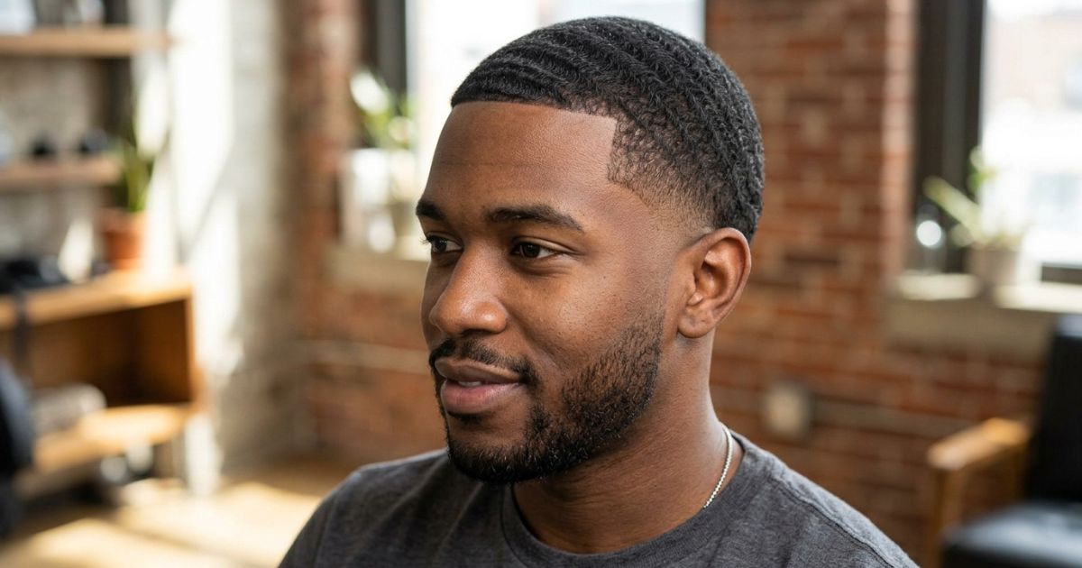 Short Wavy Low Taper Fade