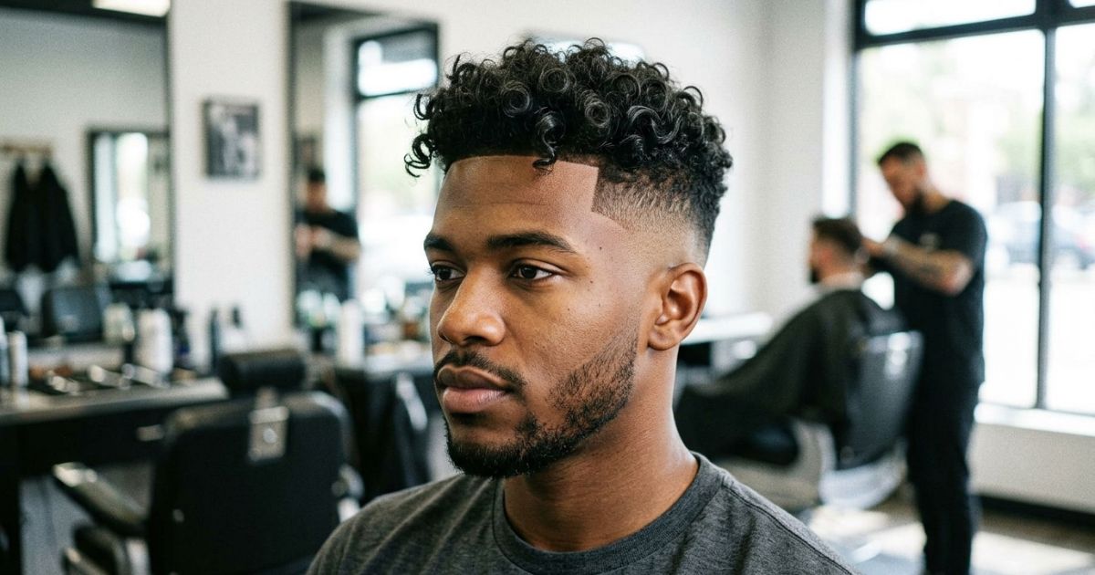 Skin Fade Curly Top