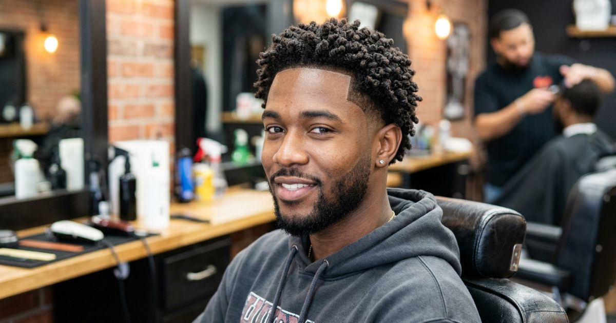 Sponge Twists with Mid Taper Fade