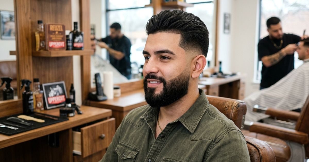 Taper Fade With Beard Blend