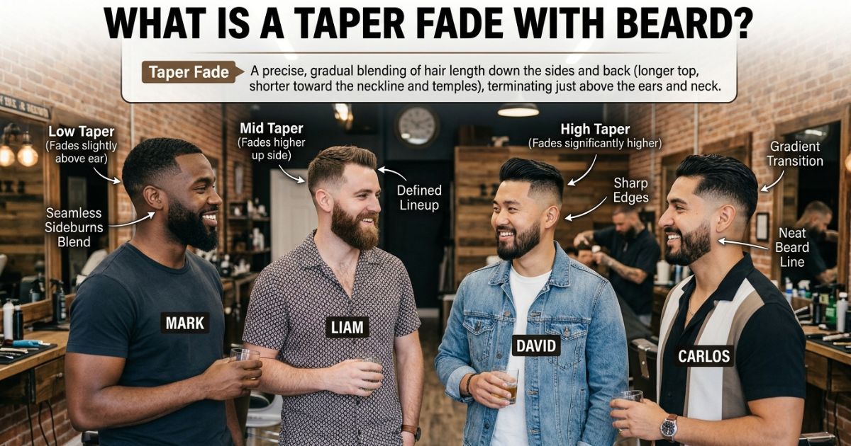 What Is A Taper Fade With Beard?