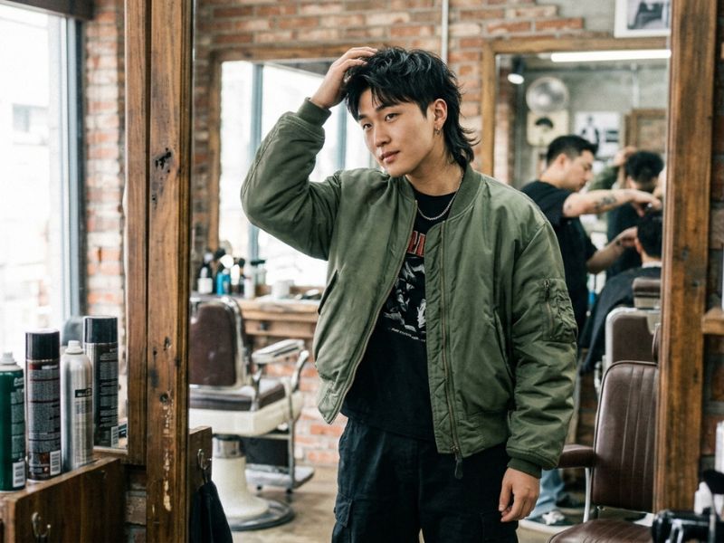 Asian Mullet Styling