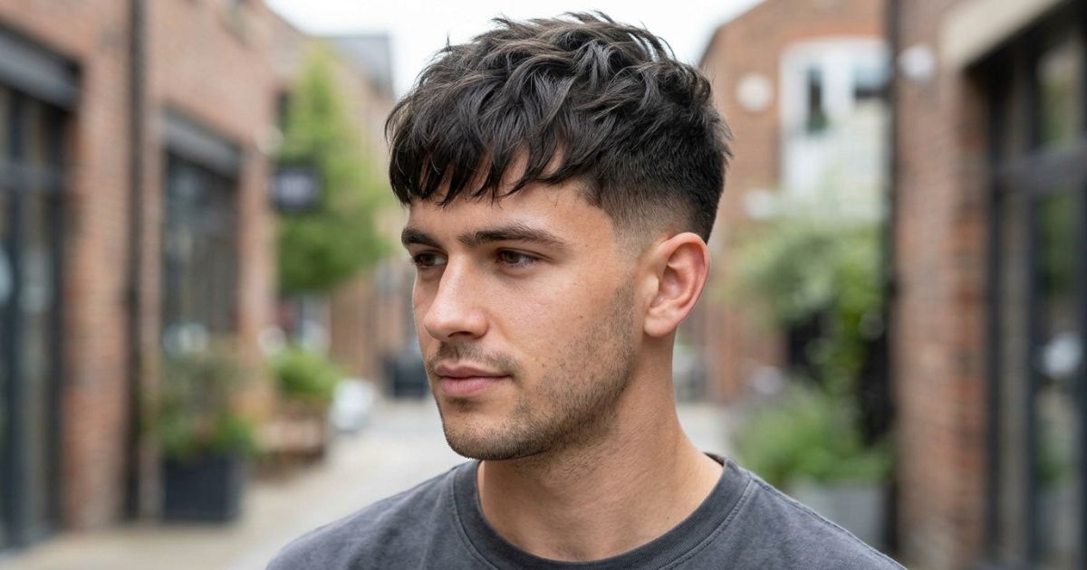 Choppy Low Taper Fade Fringe