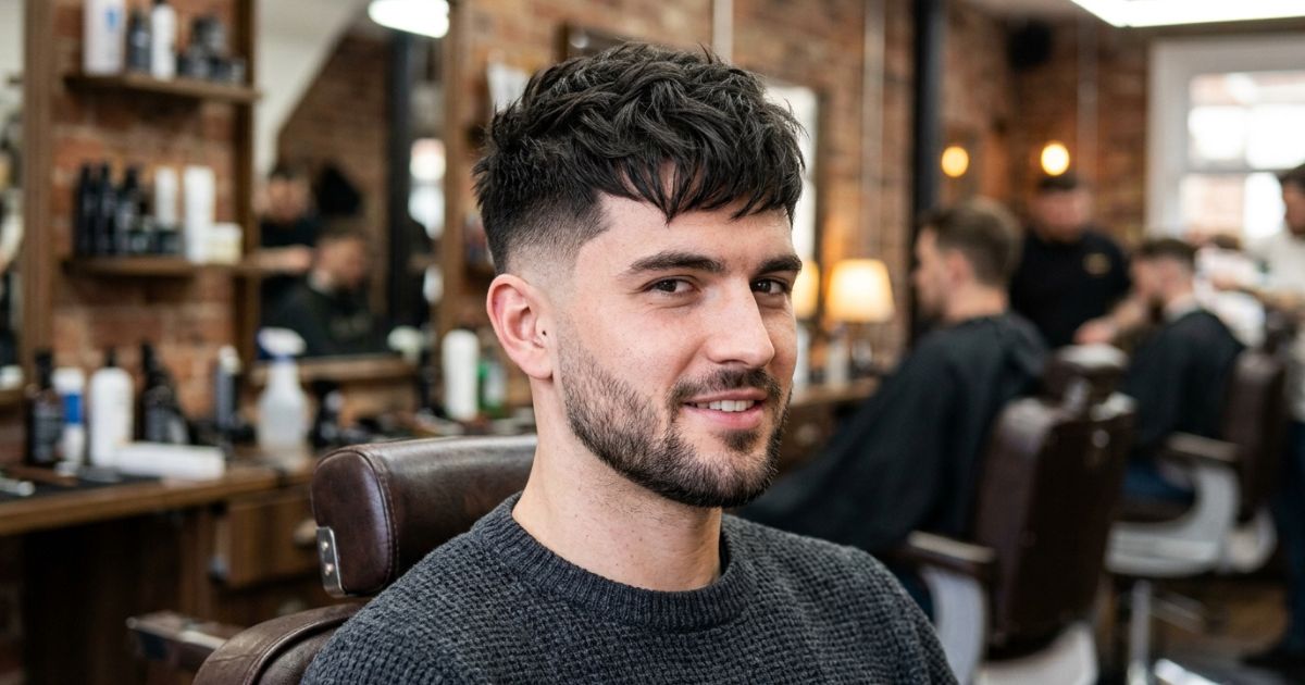 Clean Low Taper Fade Textured Crop Haircut