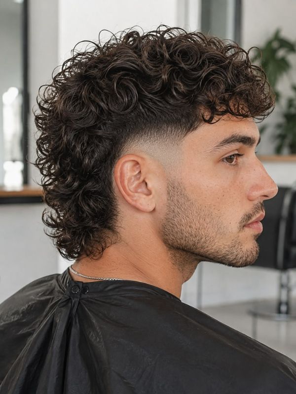 Curly Boys Modern Mullet