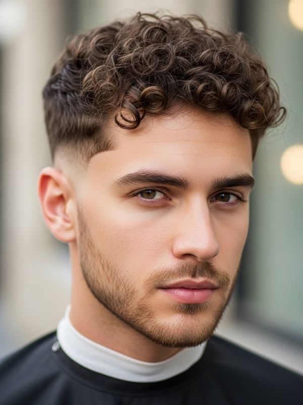 Curly Crew Cut