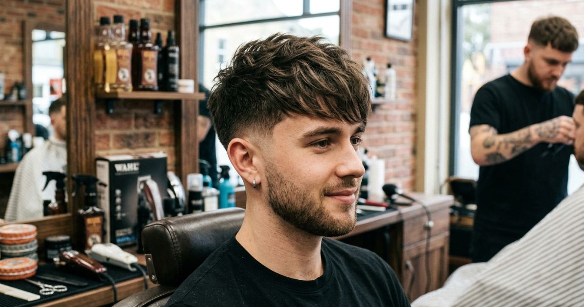 Feathered Low Taper Fade Fringe