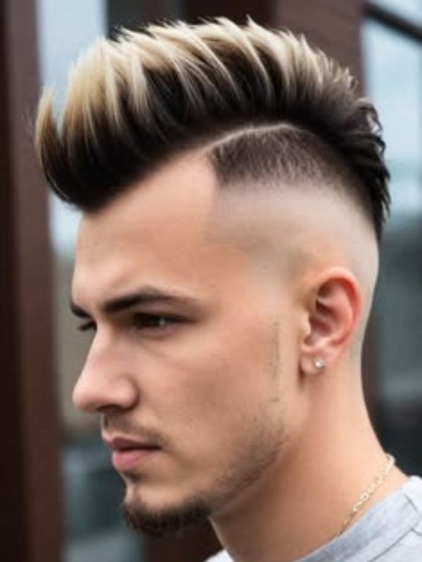 High Burst Fade Undercut