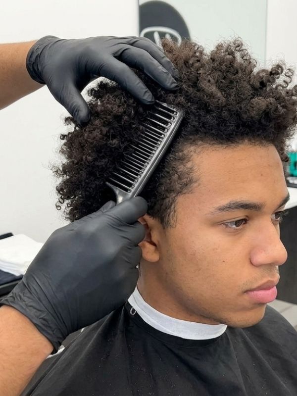 How to Cut a Blowout Taper on Curly Hair