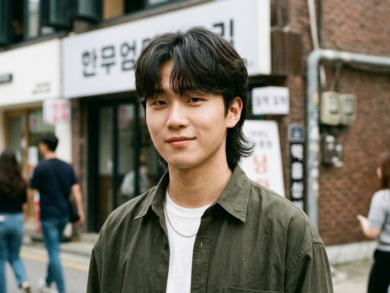 Korean Asian Mullet