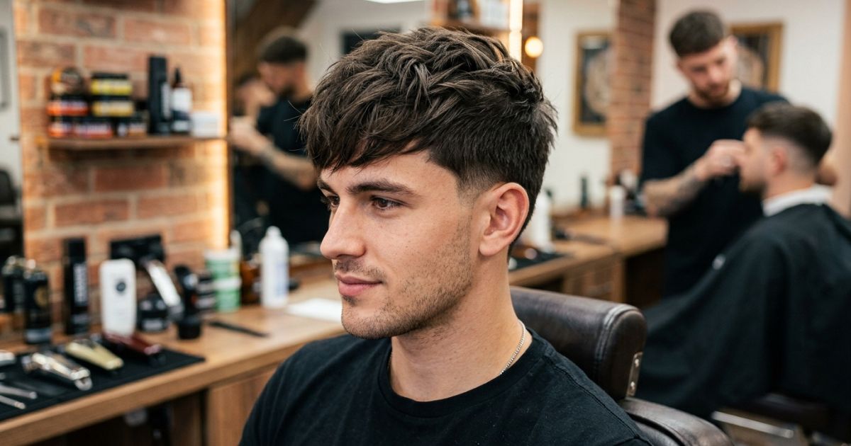 Layered Low Taper Fade Textured Crop