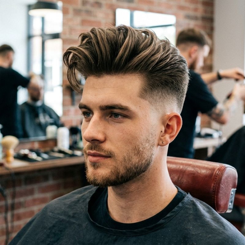 Long Quiff Fade