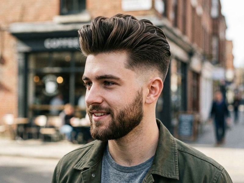 Long Quiff Fade