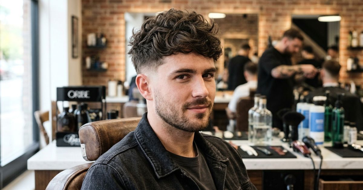Long Textured Crop with Low Taper Fade