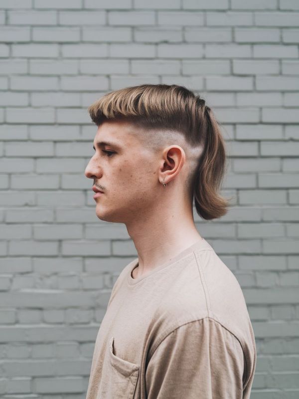 Low Fade Modern Mullet