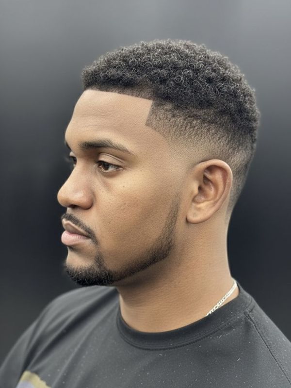 Low Taper Fade + Afro