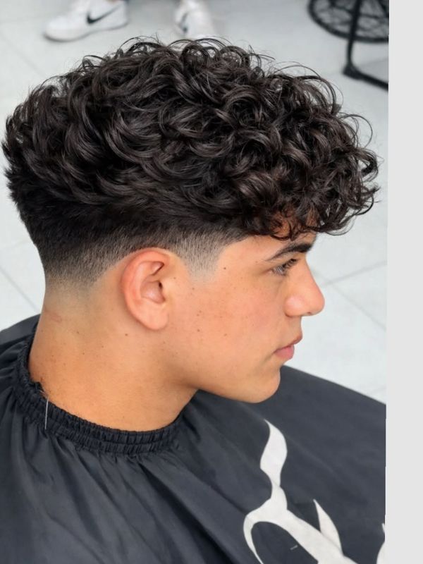 Low Taper Fade Fluffy Hair Modern Trend