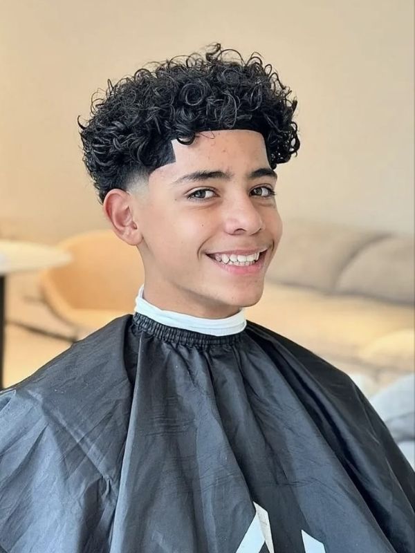  Low Taper Fade Fluffy Hair With Blowout Style